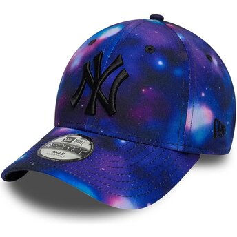 Șepci curbată papagal snapback pentru copii 9FORTY All Over Print Space de New York Yankees MLB de New Era