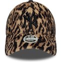 epci-curbata-leopard-reglabila-9forty-ocelot-print-de-new-york-yankees-mlb-de-new-era