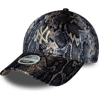 Șepci curbată papagal reglabilă 9FORTY Snake Print de New York Yankees MLB de New Era