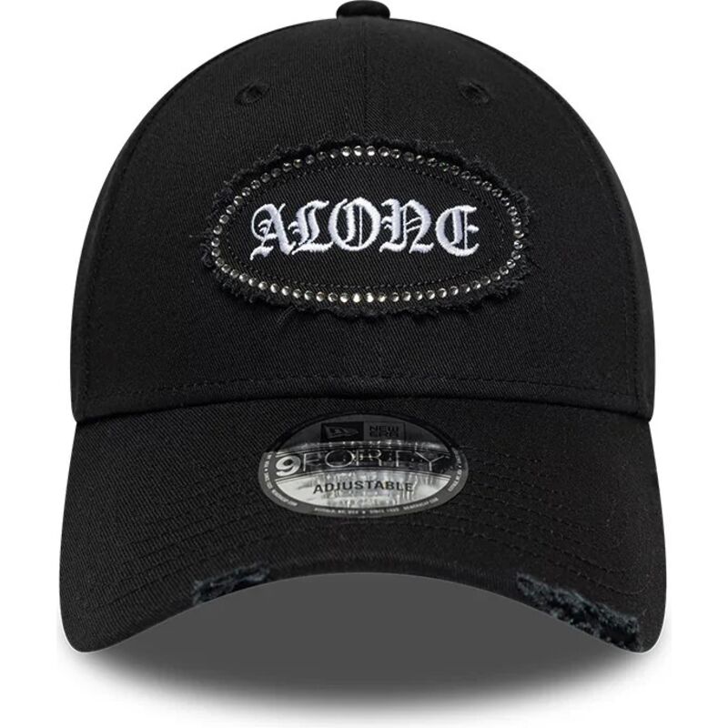 epci-curbata-negru-reglabila-9forty-gem-patch-distress-alone-de-new-era