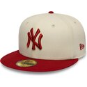 epci-plata-bej-fitted-59fifty-league-essential-de-new-york-yankees-mlb-de-new-era