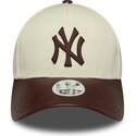 epci-curbata-bej-reglabila-9forty-m-crown-fabric-mix-de-new-york-yankees-mlb-de-new-era