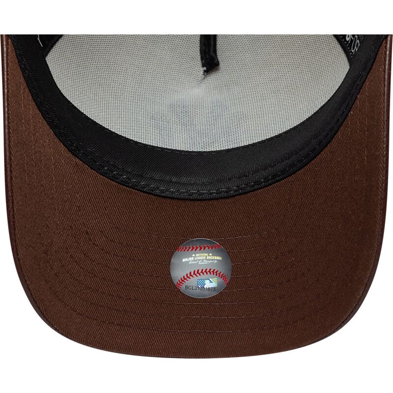 epci-curbata-bej-reglabila-9forty-m-crown-fabric-mix-de-new-york-yankees-mlb-de-new-era