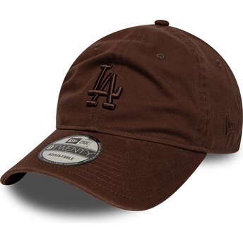 Șepci curbată maro reglabilă 9TWENTY Washed Midi de Los Angeles Dodgers MLB de New Era