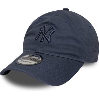 Șepci curbată albastru reglabilă 9TWENTY Washed Midi de New York Yankees MLB de New Era