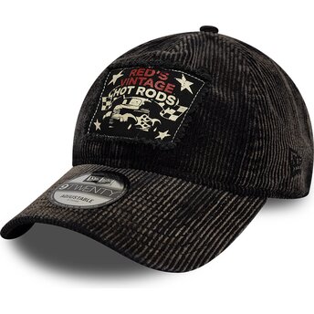 Șepci curbată negru reglabilă 9TWENTY Patch Acid Cord Hot Rods de New Era