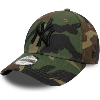 Șepci curbată camuflaj reglabilă pentru copii 9FORTY League Essential de New York Yankees MLB de New Era