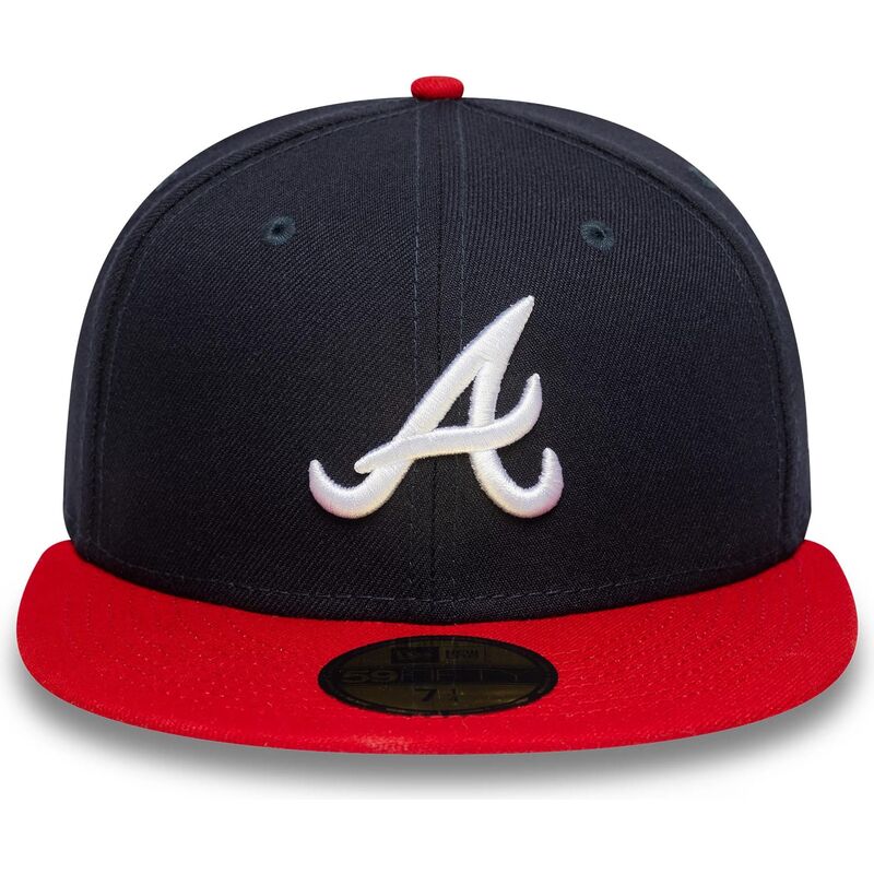 epci-plata-bleumarin-fitted-59fifty-ac-perf-de-atlanta-braves-mlb-de-new-era