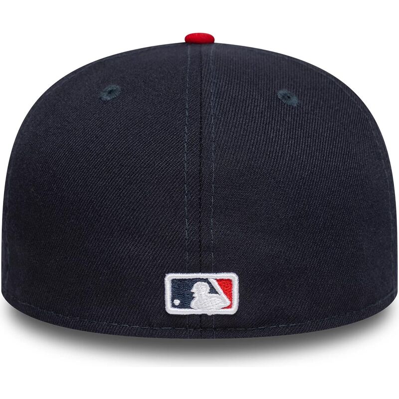 epci-plata-bleumarin-fitted-59fifty-ac-perf-de-atlanta-braves-mlb-de-new-era