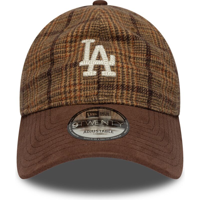 epci-curbata-maro-reglabila-9twenty-mix-check-de-los-angeles-dodgers-mlb-de-new-era