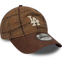 epci-curbata-maro-reglabila-9twenty-mix-check-de-los-angeles-dodgers-mlb-de-new-era