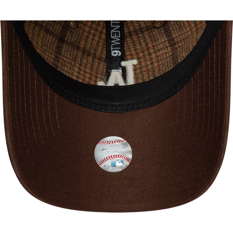 epci-curbata-maro-reglabila-9twenty-mix-check-de-los-angeles-dodgers-mlb-de-new-era