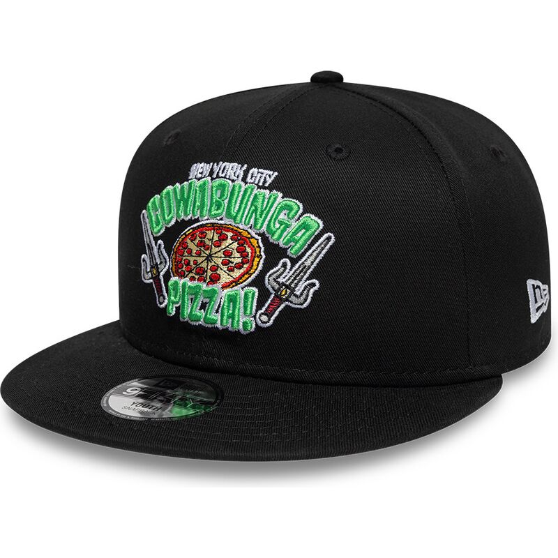 epci-plata-negru-snapback-pentru-copii-9fifty-cowabunga-pizza-de-tortugas-ninja-de-new-era