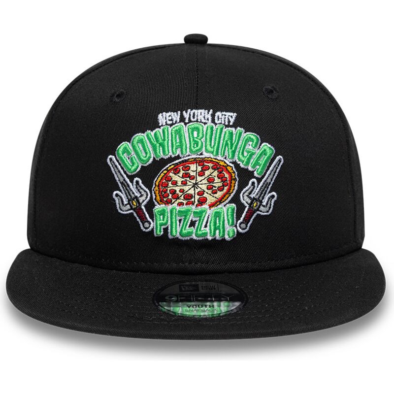 epci-plata-negru-snapback-pentru-copii-9fifty-cowabunga-pizza-de-tortugas-ninja-de-new-era
