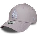 epci-curbata-violet-reglabila-9forty-league-essential-de-los-angeles-dodgers-mlb-de-new-era