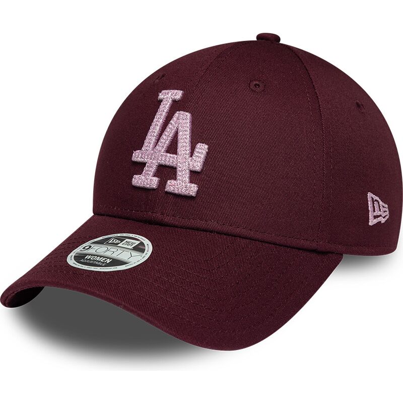 epci-curbata-rou-reglabila-rosa-9forty-metallic-de-los-angeles-dodgers-mlb-de-new-era