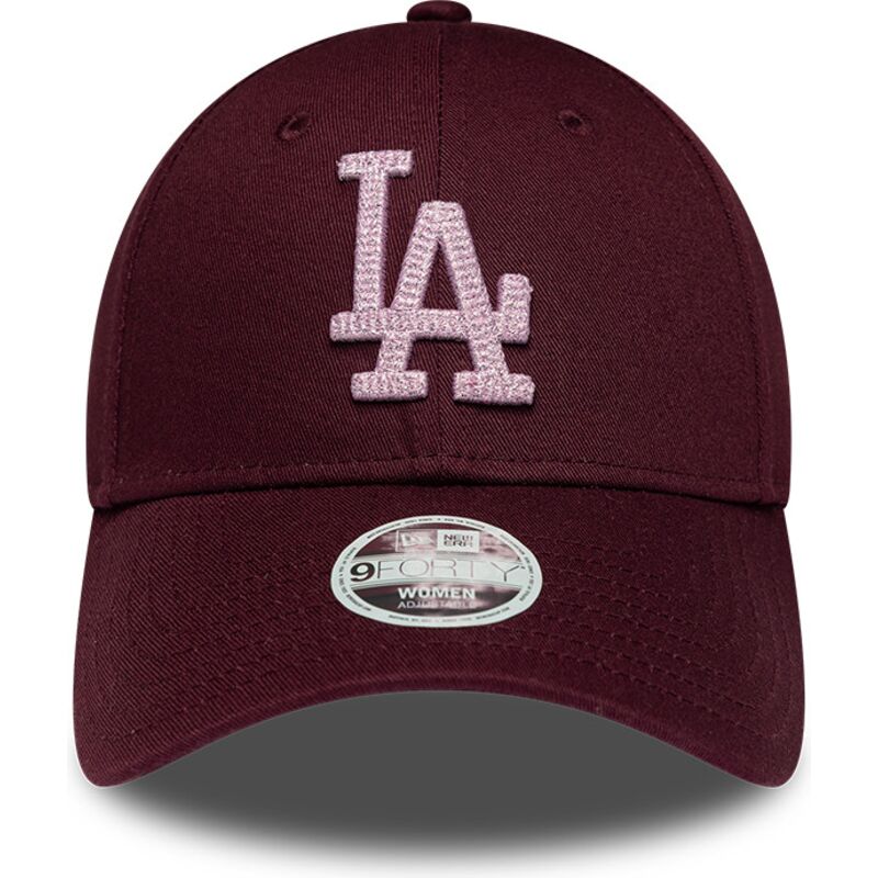epci-curbata-rou-reglabila-rosa-9forty-metallic-de-los-angeles-dodgers-mlb-de-new-era