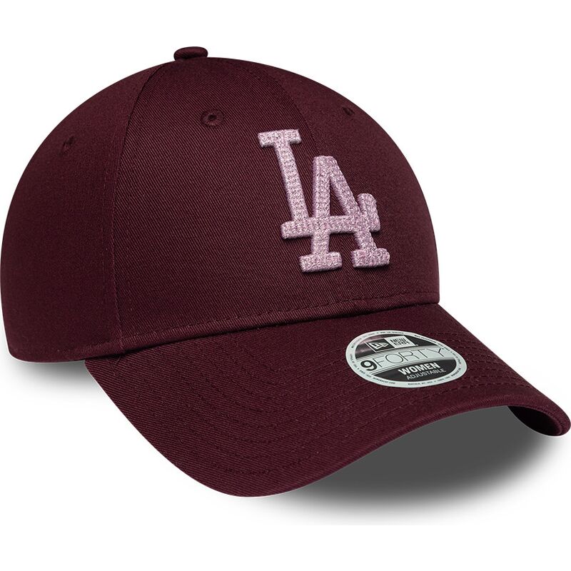 epci-curbata-rou-reglabila-rosa-9forty-metallic-de-los-angeles-dodgers-mlb-de-new-era