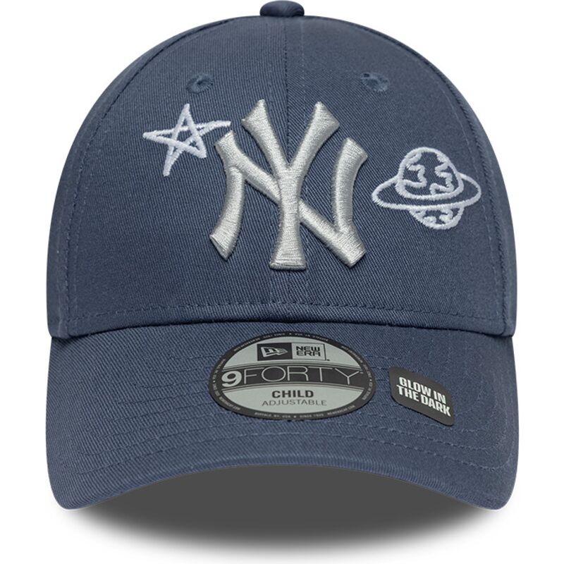 epci-curbata-albastru-reglabila-pentru-copii-9forty-space-glow-in-the-dark-de-new-york-yankees-mlb-de-new-era