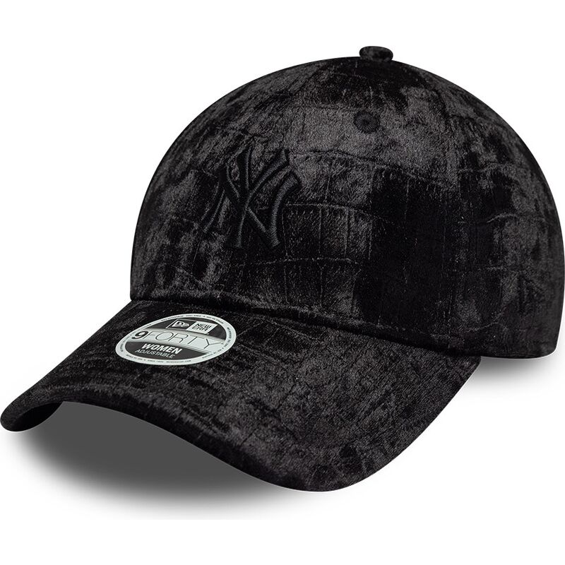 epci-curbata-negru-reglabila-9forty-pattern-velour-de-new-york-yankees-mlb-de-new-era