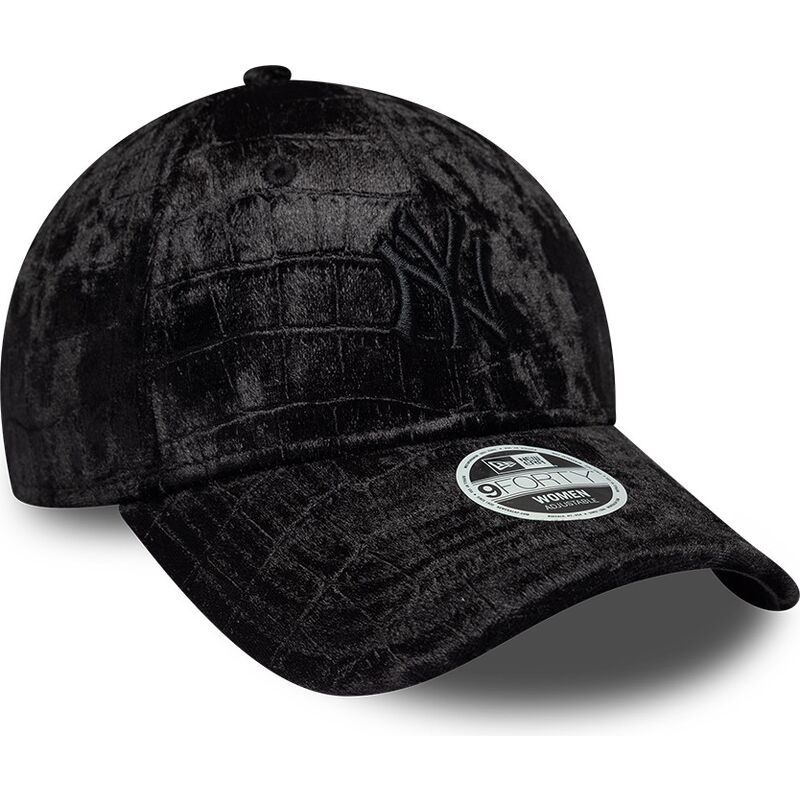 epci-curbata-negru-reglabila-9forty-pattern-velour-de-new-york-yankees-mlb-de-new-era