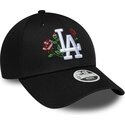 epci-curbata-negru-snapback-9forty-rose-sequin-de-los-angeles-dodgers-mlb-de-new-era