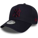 epci-curbata-bleumarin-snapback-9forty-e-frame-team-outline-de-new-york-yankees-mlb-de-new-era