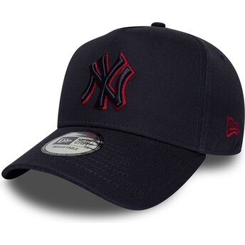 Șepci curbată bleumarin snapback 9FORTY E Frame Team Outline de New York Yankees MLB de New Era