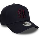 epci-curbata-bleumarin-snapback-9forty-e-frame-team-outline-de-new-york-yankees-mlb-de-new-era