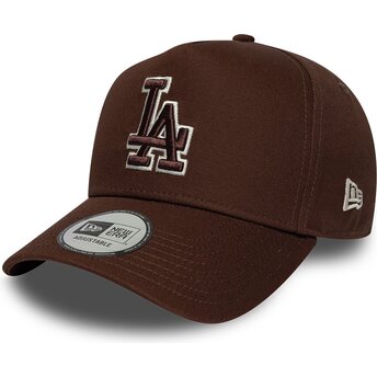 Șepci curbată maro snapback 9FORTY E Frame Team Outline de Los Angeles Dodgers MLB de New Era