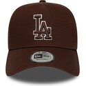 epci-curbata-maro-snapback-9forty-e-frame-team-outline-de-los-angeles-dodgers-mlb-de-new-era