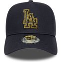 epci-curbata-bleumarin-snapback-9forty-dorado-e-frame-metallic-outline-de-los-angeles-dodgers-mlb-de-new-era