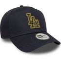 epci-curbata-bleumarin-snapback-9forty-dorado-e-frame-metallic-outline-de-los-angeles-dodgers-mlb-de-new-era