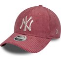 epci-curbata-roz-reglabila-9forty-m-crown-chunky-cord-de-new-york-yankees-mlb-de-new-era