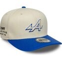 epci-curbata-bej-snapback-9seventy-stretch-snap-contrast-visor-de-alpine-f1-team-formula-1-de-new-era