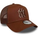 epci-curbata-maro-snapback-e-frame-outline-de-new-york-yankees-mlb-de-new-era