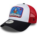 epci-curbata-papagal-snapback-pentru-copii-a-frame-patch-de-superman-dc-comics-de-new-era