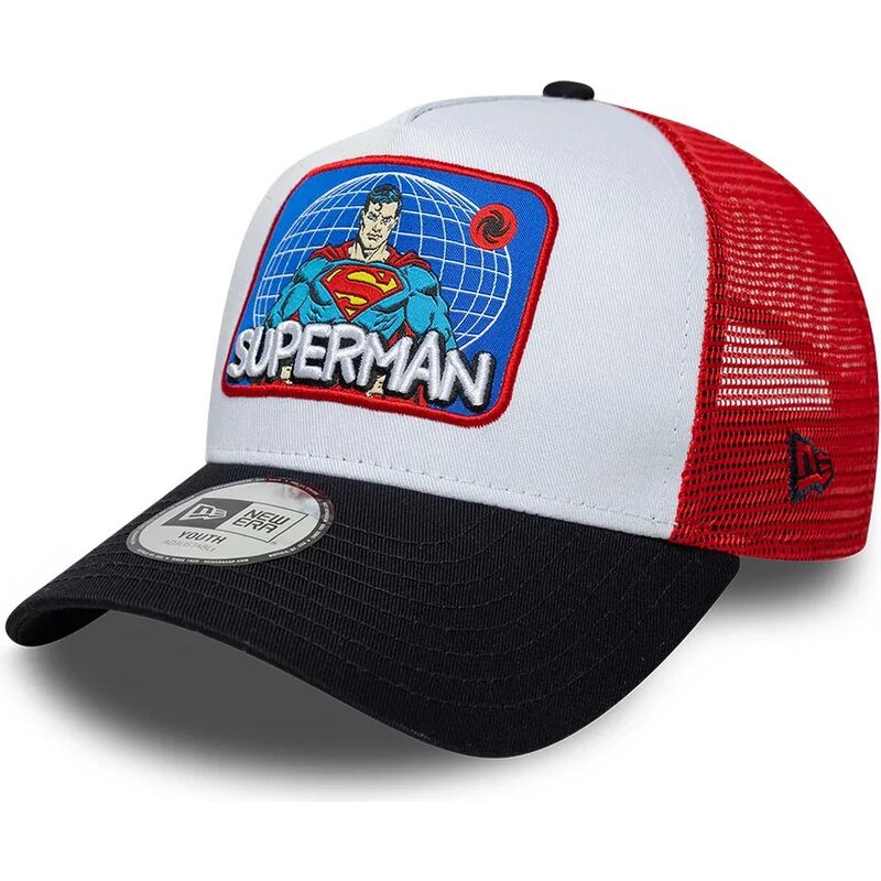 epci-curbata-papagal-snapback-pentru-copii-a-frame-patch-de-superman-dc-comics-de-new-era