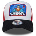 epci-curbata-papagal-snapback-pentru-copii-a-frame-patch-de-superman-dc-comics-de-new-era