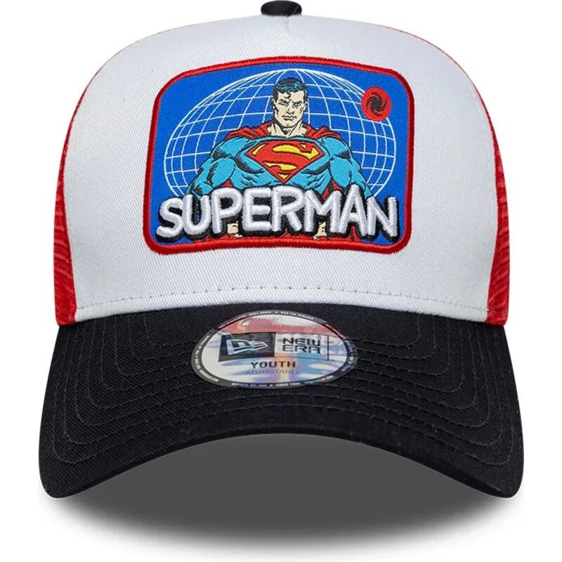 epci-curbata-papagal-snapback-pentru-copii-a-frame-patch-de-superman-dc-comics-de-new-era