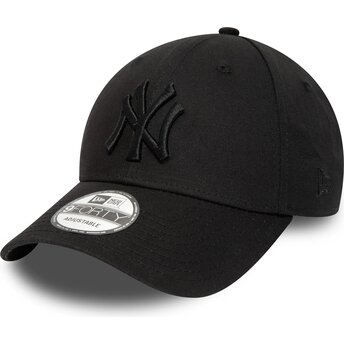 Șepci curbată negru reglabilă 9FORTY League Essential de New York Yankees MLB de New Era
