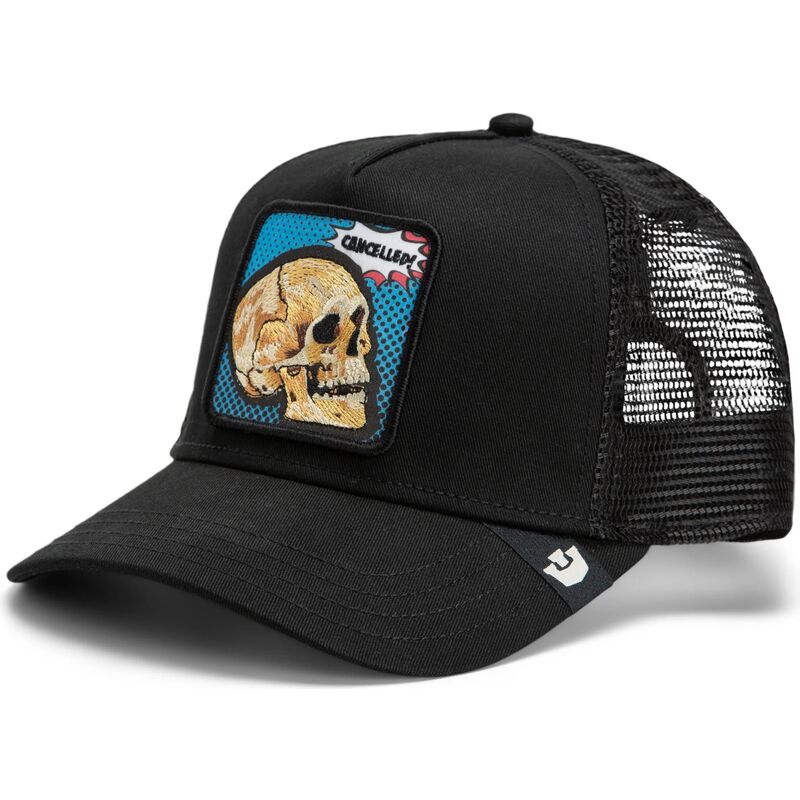 epci-curbata-negru-snapback-cancelled-skull-pop-art-strikes-back-the-farm-goorin-bros