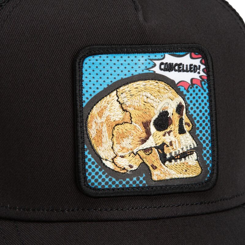 epci-curbata-negru-snapback-cancelled-skull-pop-art-strikes-back-the-farm-goorin-bros