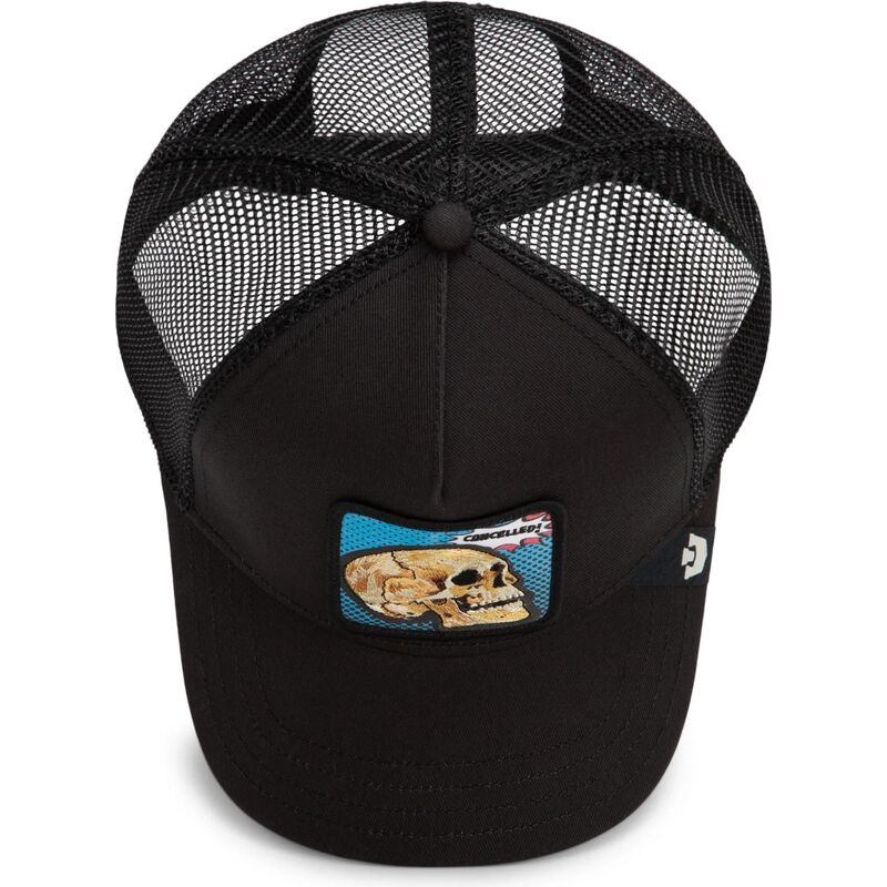 epci-curbata-negru-snapback-cancelled-skull-pop-art-strikes-back-the-farm-goorin-bros