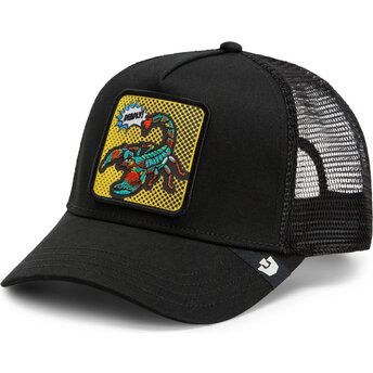 Șepci curbată negru snapback Deadly Scorpion Pop Art Strikes Back The Farm Goorin Bros.
