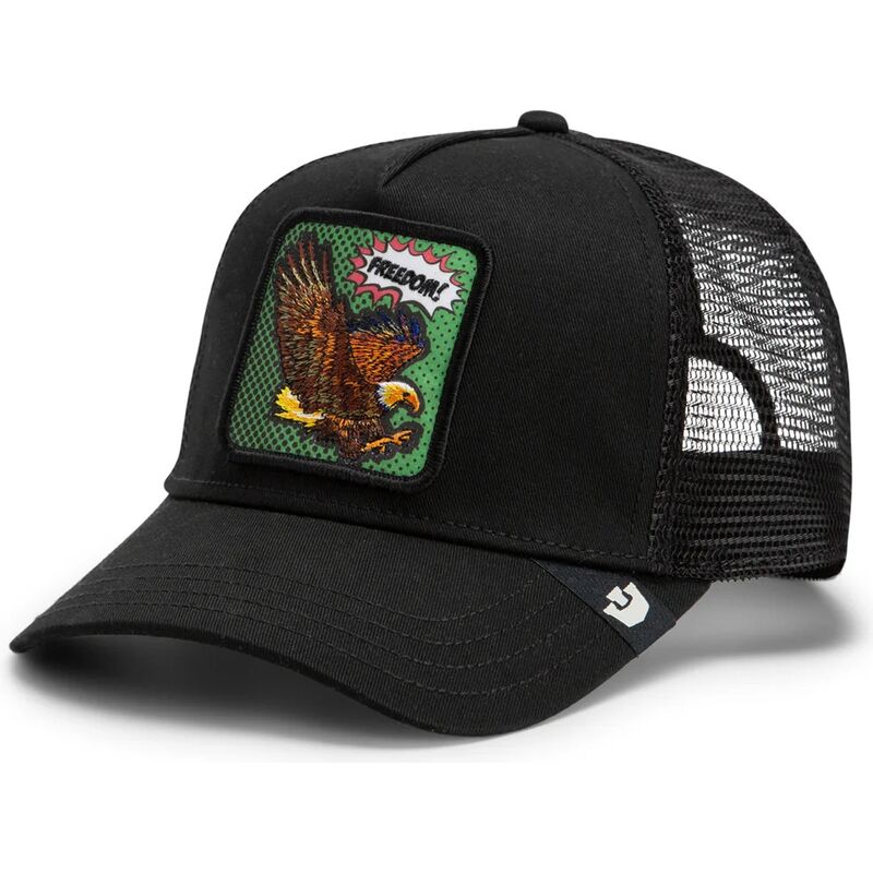 epci-curbata-negru-snapback-freedom-eagle-pop-art-strikes-back-the-farm-goorin-bros