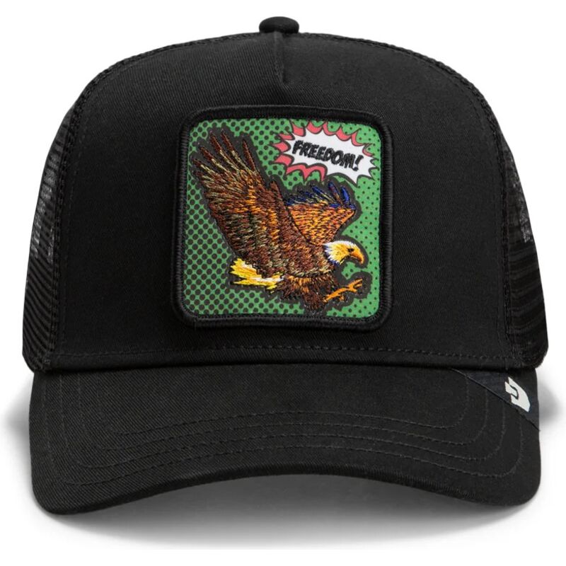 epci-curbata-negru-snapback-freedom-eagle-pop-art-strikes-back-the-farm-goorin-bros