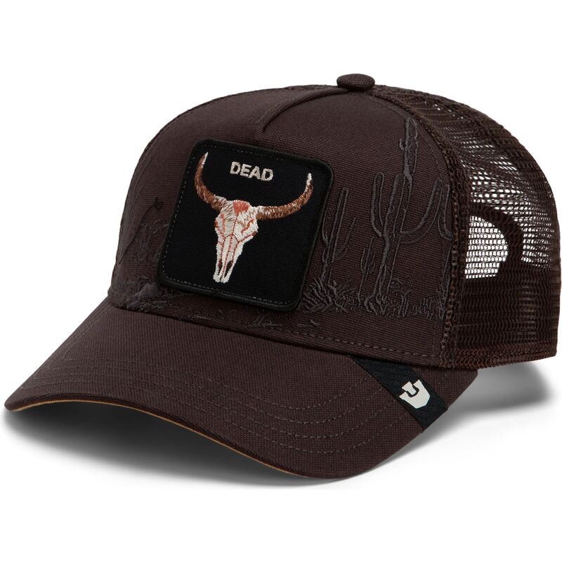 epci-curbata-maro-snapback-skull-badlands-dead-the-farm-goorin-bros