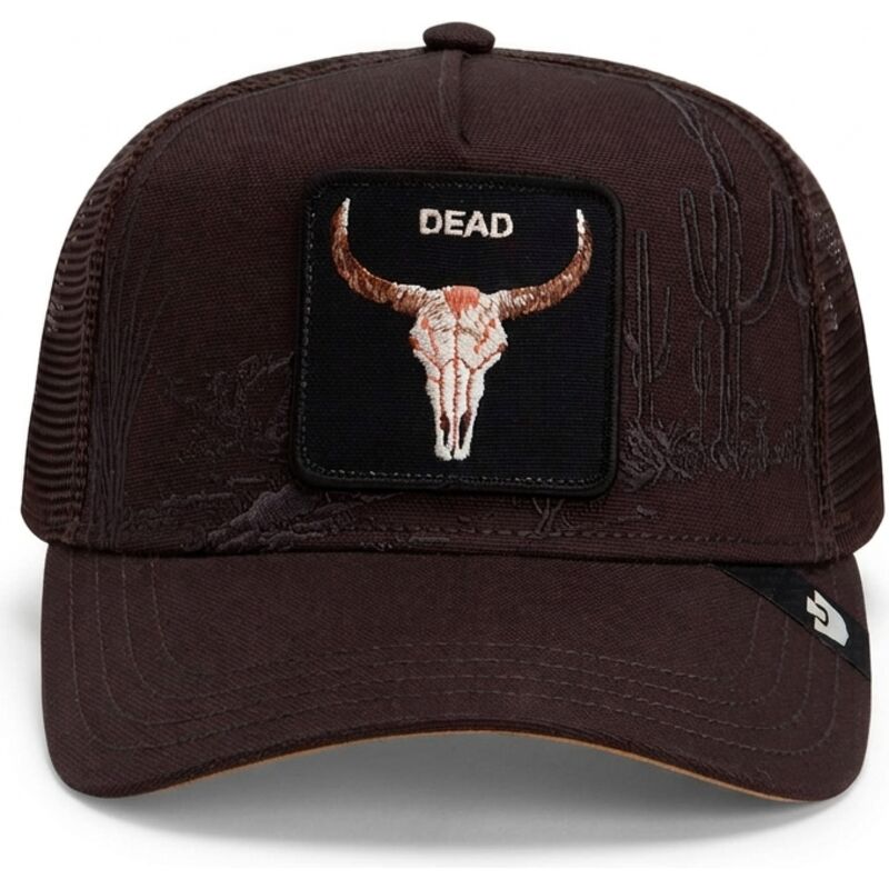epci-curbata-maro-snapback-skull-badlands-dead-the-farm-goorin-bros