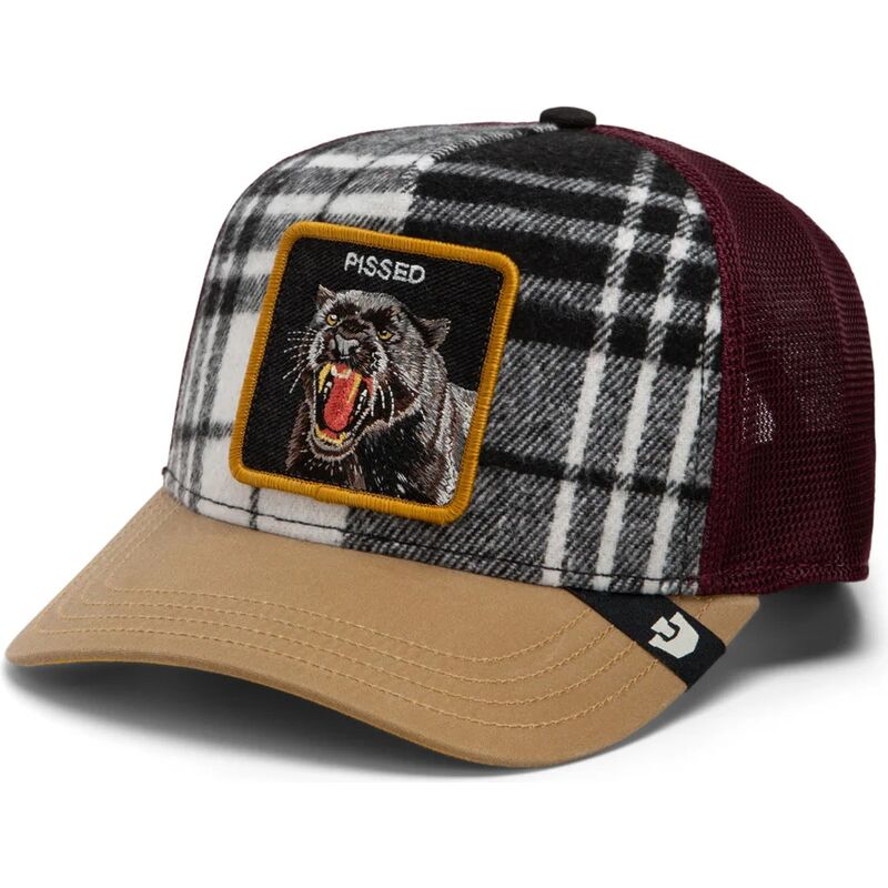 epci-curbata-papagal-snapback-brit-panther-check-mate-pissed-the-farm-goorin-bros